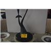 Image 4 : 36" BRONZE DOLPHIN SCULPTURE; SIGNED BRUCE STANFORD, 1993 1/25 ON MARBLE BASE