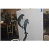 Image 6 : 36" BRONZE DOLPHIN SCULPTURE; SIGNED BRUCE STANFORD, 1993 1/25 ON MARBLE BASE