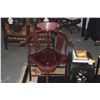 Image 4 : PAIR CHINESE ROSEWOOD CORNER CHAIRS W/HORSESHOE BACK & CARVED DRAGON MOTIFS (PAIR)