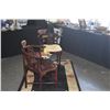 Image 5 : PAIR CHINESE ROSEWOOD CORNER CHAIRS W/HORSESHOE BACK & CARVED DRAGON MOTIFS (PAIR)