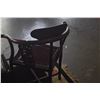 Image 7 : PAIR CHINESE ROSEWOOD CORNER CHAIRS W/HORSESHOE BACK & CARVED DRAGON MOTIFS (PAIR)