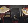 Image 2 : CHINESE BLACK LACQUER STOOL W/CARVED STONE SCENES