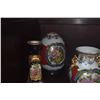 Image 2 : COLLECTION OF CHINESE BOWLS, VASES & CANDLE STICKS W/STAND (9 PCS)