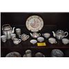 Image 1 : COLLECTION OF CHINESE FAMILLE ROSE PORCELAIN DISHES, BOWLS, CUPS, SAUCERS, TEAPOT, SPOONS, ETC. W/ST