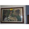 Image 2 : KOA FRAMED COLORED LITHOGRAPH, "THREE WOMEN"; SIGNED ALLEN AKINO, A/P 5/10 (41 1/2" X 27 1/2")
