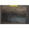 Image 2 : KOA FRAMED WATERCOLOR, LANDSCAPE SCENE (21 1/4" X 17 1/4")