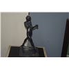 Image 2 : ANTIQUE FRANKART ART DECO FIGURAL METAL ASHTRAY