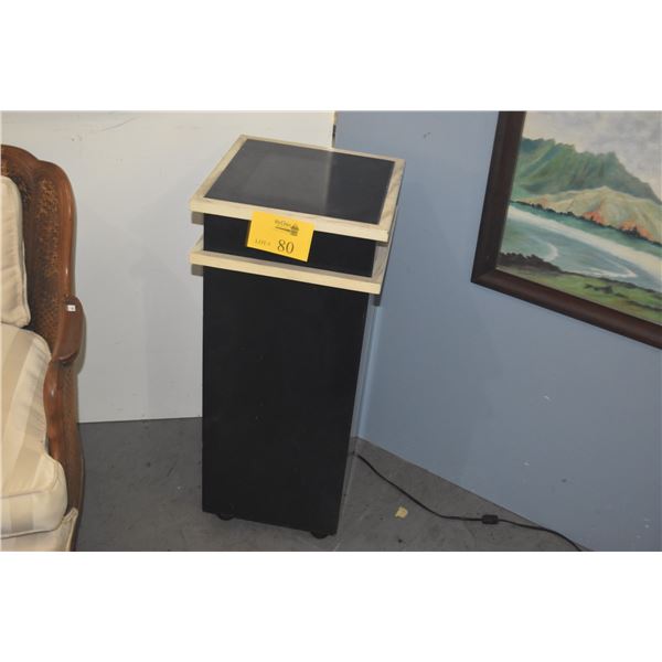 DISPLAY PEDESTAL (13 1/2" X 13 1/2" X 32")
