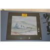 Image 1 : FRAMED LANDSCAPE; SIGNED & DATED (26" X 22")