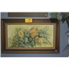 Image 1 : FRAMED OIL ON CANVAS, CUP OF GOLD; SIGNED HADLEY (37 1/4" 22 1/4")