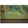 Image 3 : FRAMED OIL ON CANVAS, CUP OF GOLD; SIGNED HADLEY (37 1/4" 22 1/4")