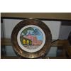 Image 5 : ETCHED GLASS TRAYS & ROYAL HAWAIIAN PLATE (4 PCS) (DOES NOT INCLUDE STAND)