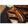 Image 3 : MONKEYPOD LEAF SHAPED DIVIDED SERVING TRAYS (3 PCS)