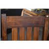 Image 3 : CURLY KOA SLAT BACK ROCKING CHAIR