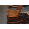 Image 9 : CURLY KOA SLAT BACK ROCKING CHAIR