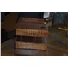 Image 3 : KOA WOOD TWO-TIERED DESK TOP TRAY