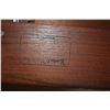 Image 12 : MARTIN & MACARTHUR ADMIRALTY KOA DESK W/3 DRAWERS & GLASS COVER (60" X 24" X 30 1/2")