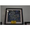Image 1 : FRAMED LIMITED EDITION SERIGRAPH, "IMPERIAL ZEBRAS" BY ARTIST TIEFENG JIANG; SIGNED 60/300 (16 3/4" 