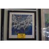 Image 1 : FRAMED LIMITED EDITION SERIGRAPH, "JOY" FROM THE NATURE SUITE BY CHINESE ARTIST TIEFENG JIANG 60/300