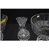 Image 3 : 9" ROYAL DOULTON BOWL, COVERED BOXES, BOWL & BUD VASE (5 PCS)