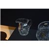 Image 5 : NACHTMANN CREAMER, SUGAR & TRAY, MIKASA VASE & LEAD CRYSTAL BOWL & CREAMER (6 PCS)