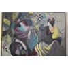 Image 2 : FRAMED ISAAC MAIMON ACRYLIC ON CANVAS, "GAZEBO"; SIGNED MAIMON (81 1/4" X 61 3/4")