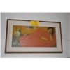 Image 2 : KOA FRAMED OIL ON CANVAS, RECLINING FEMALE; SIGNED LE BRANCH (30" X 18")