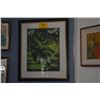 Image 1 : FRAMED MARY KOSKI ART PRINT, "SUNSHINE & FLOWERS"; SIGNED 99/500 (25 1/2" X 31 1/4")