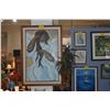 Image 1 : KOA FRAMED OIL ON CANVAS, HAWAIIAN WOMAN; SIGNED LE BRANCH (38 1/4" X 56 1/4")