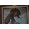 Image 4 : KOA FRAMED OIL ON CANVAS, HAWAIIAN WOMAN; SIGNED LE BRANCH (38 1/4" X 56 1/4")