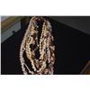 Image 3 : SHELL NECKLACES & SMALL TAPA (8 PCS)