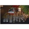 Image 2 : CELLINI CRYSTAL STEMWARE & GLASSES W/24K GOLD RIMS & ASSORTED CORDIAL GLASSES (38 PCS)