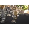Image 4 : CELLINI CRYSTAL STEMWARE & GLASSES W/24K GOLD RIMS & ASSORTED CORDIAL GLASSES (38 PCS)