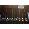 Image 4 : DANSK ODIN GERMANY SERVING SPOONS & DANSK ICED TEA SPOONS (22 PCS) (DOES NOT INCLUDE TRAY)