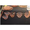 Image 14 : COLLECTION OF VINTAGE 1930'S JEANNETTE GLASS PINK DEPRESSION GLASS PLATES, BOWLS, CUPS, CREAMER, ETC