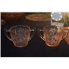 Image 15 : COLLECTION OF VINTAGE 1930'S JEANNETTE GLASS PINK DEPRESSION GLASS PLATES, BOWLS, CUPS, CREAMER, ETC