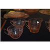 Image 16 : COLLECTION OF VINTAGE 1930'S JEANNETTE GLASS PINK DEPRESSION GLASS PLATES, BOWLS, CUPS, CREAMER, ETC
