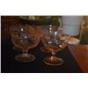 Image 3 : COLLECTION OF VINTAGE 1930'S JEANNETTE GLASS PINK DEPRESSION GLASS PLATES, BOWLS, CUPS, CREAMER, ETC