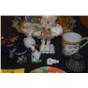Image 3 : MIXED LOT: ASSORTED PITCHERS, CUPS, COVERED BOXES, STATUARY, ETC. (19 PCS) (DOES NOT INCLUDE TRAY)