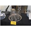 Image 1 : ART DECO STYLE TUMBLER, TRAY, OAHU COUNTRY CLUB TROPHY & BISCUIT JAR (10 PCS)