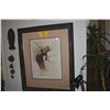 Image 1 : FRAMED DRYPOINT ETCHING & AQUATINT IN COLOR; SIGNED LOBEL-RICHE (29 1/2" X 39 1/2")