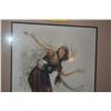 Image 5 : FRAMED DRYPOINT ETCHING & AQUATINT IN COLOR; SIGNED LOBEL-RICHE (29 1/2" X 39 1/2")