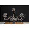 Image 2 : ANTIQUE ART NOUVEAU CANDELABRA & BEADED RUNNER (2 PCS)