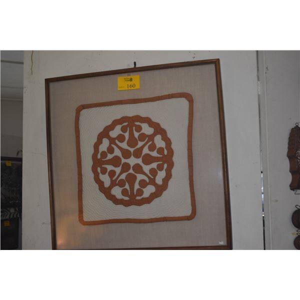 KOA FRAMED HAWAIIAN QUILT SQUARE (35" X 35")