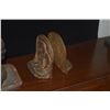 Image 6 : AMERICAN INDIAN CHEF CAST IRON BOOKENDS & VINTAGE "END OF THE TRAIL" CAST METAL BOOKENDS (4 PCS)