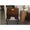 Image 1 : CHIPPENDALE STYLE SECRETARY DESK W/SLANT FRONT, DRAWERS & CABRIOLE LEGS & BALL & CLAW FEET (NEEDS RE