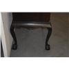 Image 4 : CHIPPENDALE STYLE SECRETARY DESK W/SLANT FRONT, DRAWERS & CABRIOLE LEGS & BALL & CLAW FEET (NEEDS RE
