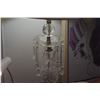 Image 3 : VINTAGE FRENCH CRYSTAL TABLE LAMP W/SHADE