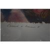 Image 6 : FRAMED PAINTING, "CLOISONNE & ANEMONES II"; SIGNED KAREL BURROWS (51 1/4" X 41")
