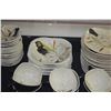 Image 8 : COLLECTION OF RED WING POTTERY DISHES, PLATES, CUPS, SAUCERS, BOWLS IN LOTUS PATTERN (103 PCS)